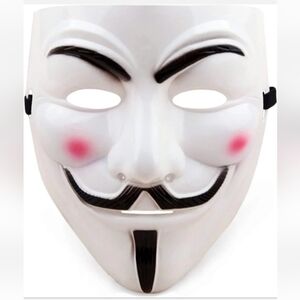 🆕 V for Vendetta - Guy Fawkes (Mask) anonymous hacker, NWOT